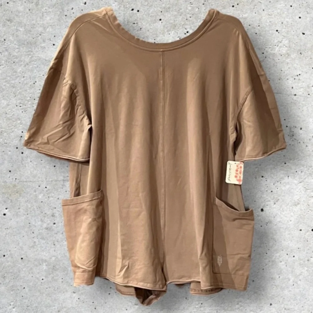 NWT Free People Hot Shot Tee Romper - Picture 5 of 15